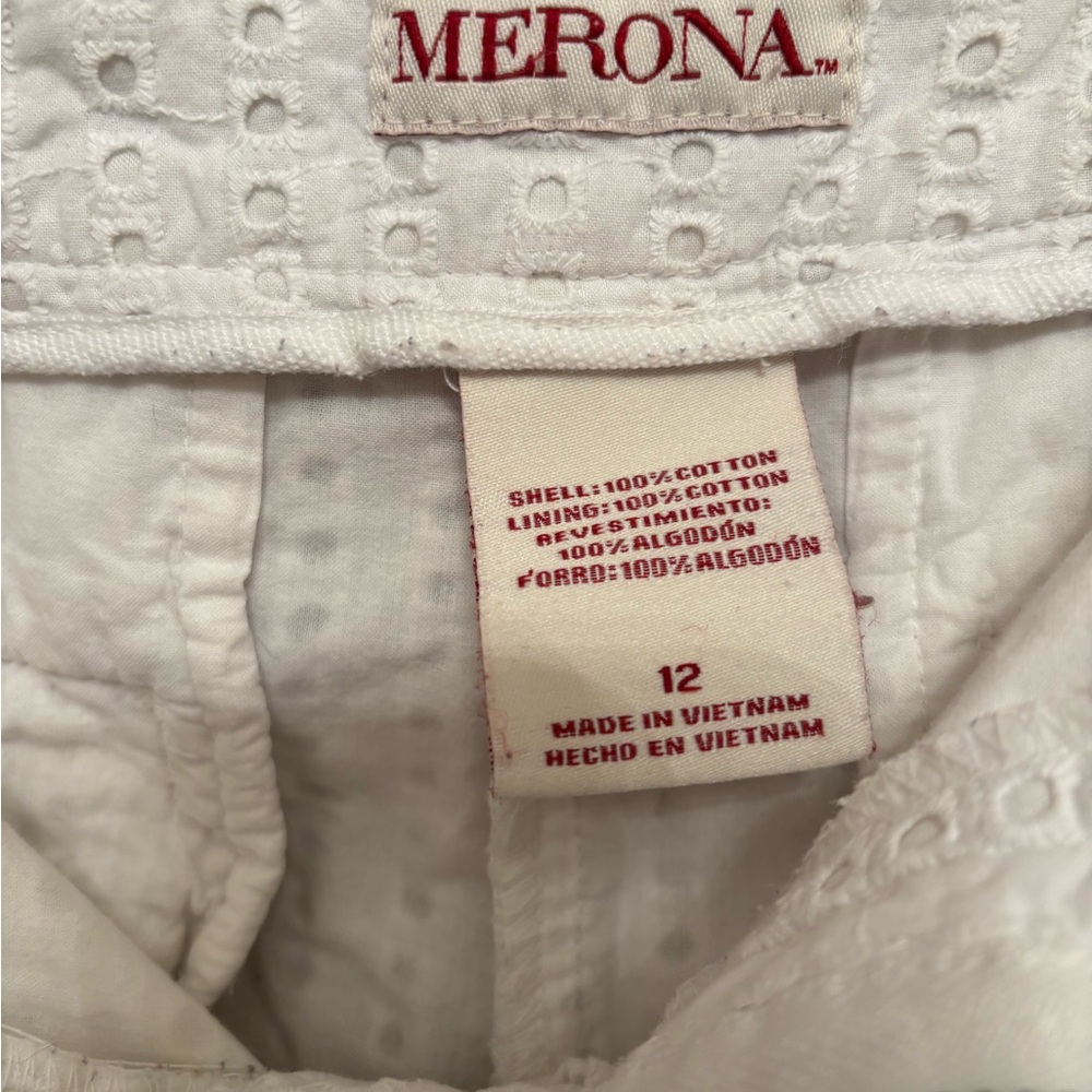 White Merona Shorts - Picture 4 of 4